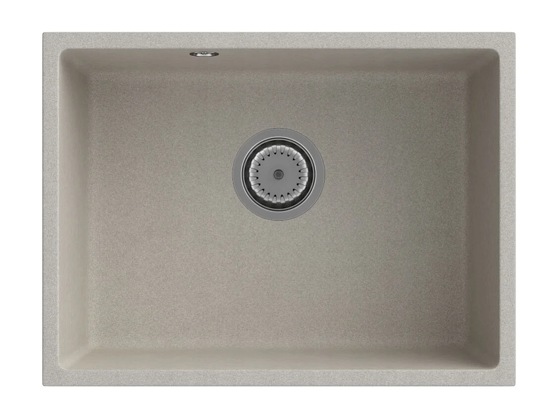 MANADO BEIGE ÉVIER SOUS PLAN CHROMÉ 60