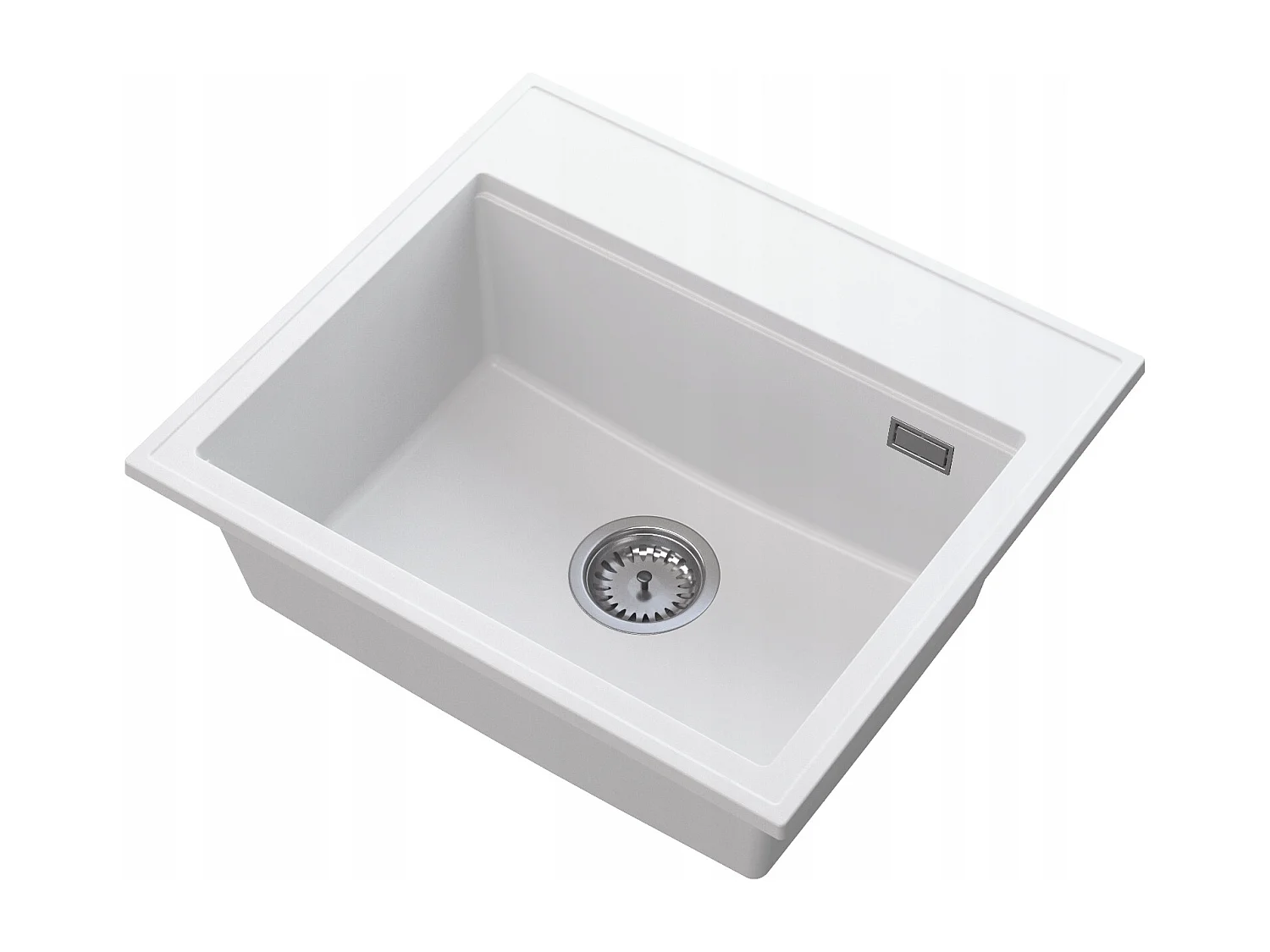 FOXAL ÉVIER EN GRANIT BLANC + MITIGEUR BLANC