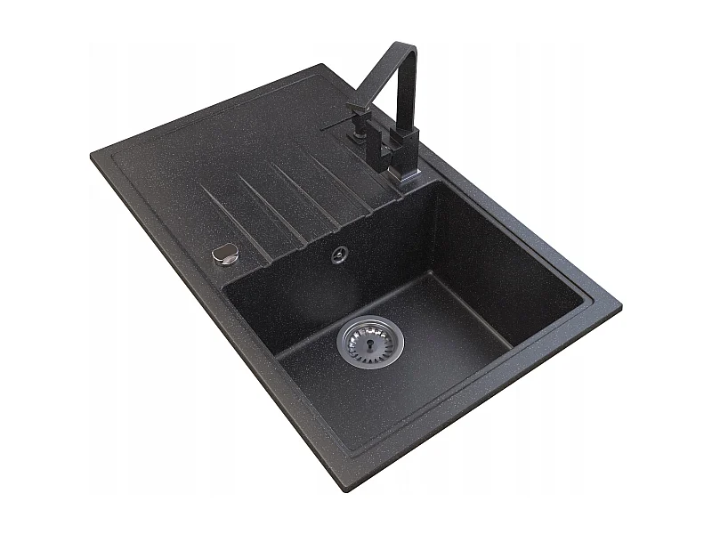 ÉVIER EN GRANIT GRAND BOL ENSEMBLE DE CUISINE