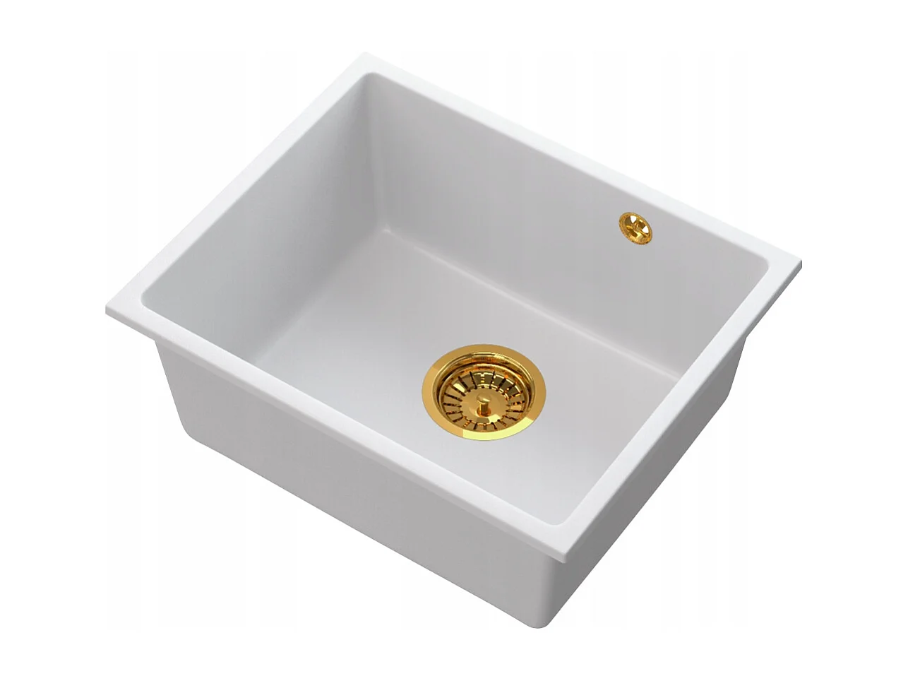 MANADO BLANC ÉVIER SOUS PLAN OR 50