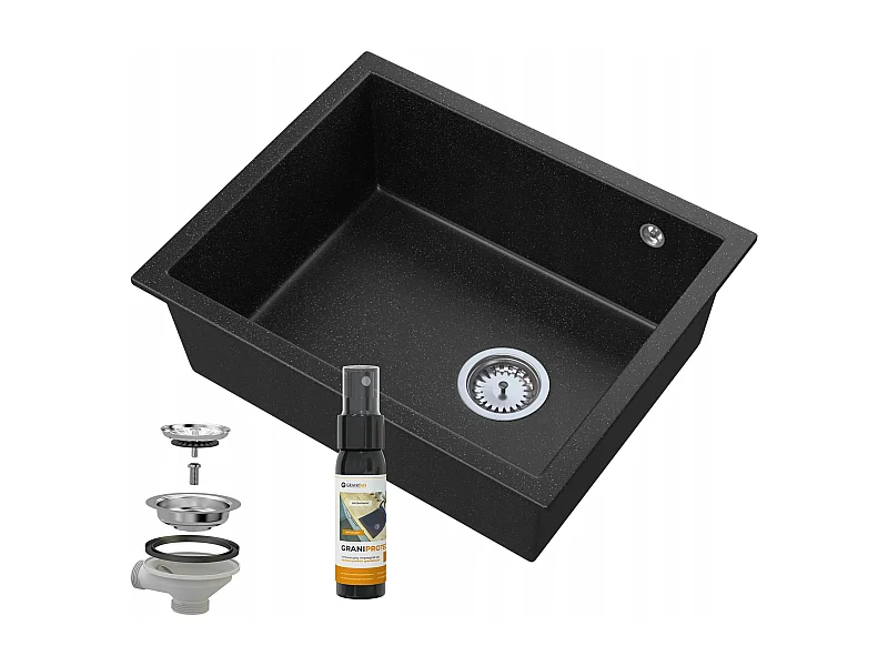 GRANIT ÉVIER SOUS PLAN CHROME SALIX