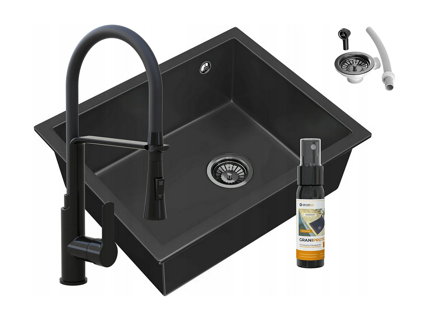 SALIX ÉVIER SOUS PLAN EN GRANIT