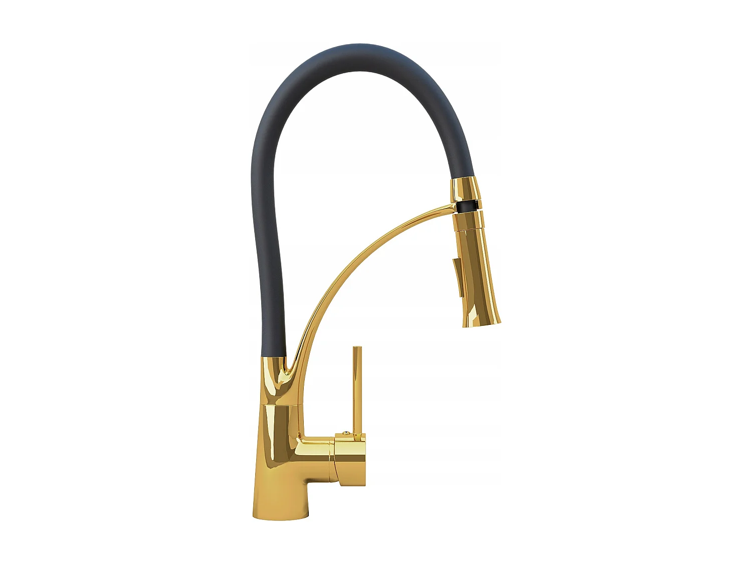 OR NOIR GRANIT ÉVIER DUET MITIGEUR SIPHON