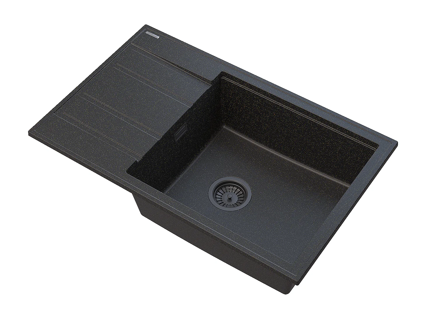 SIPHON D'ÉVIER EN GRANIT LOUIS DORÉ NOIR