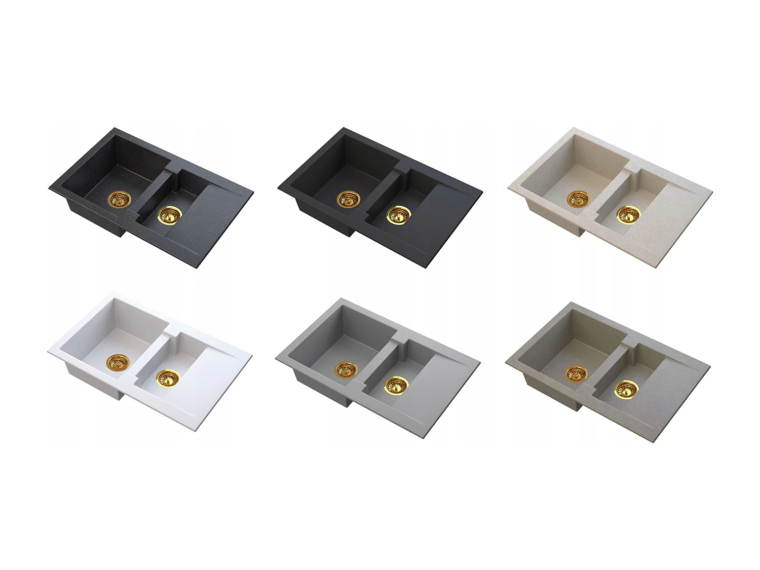 GRANITE OR ÉCLAIRAGE SIPPON 1.5 compartiment GRANITAN