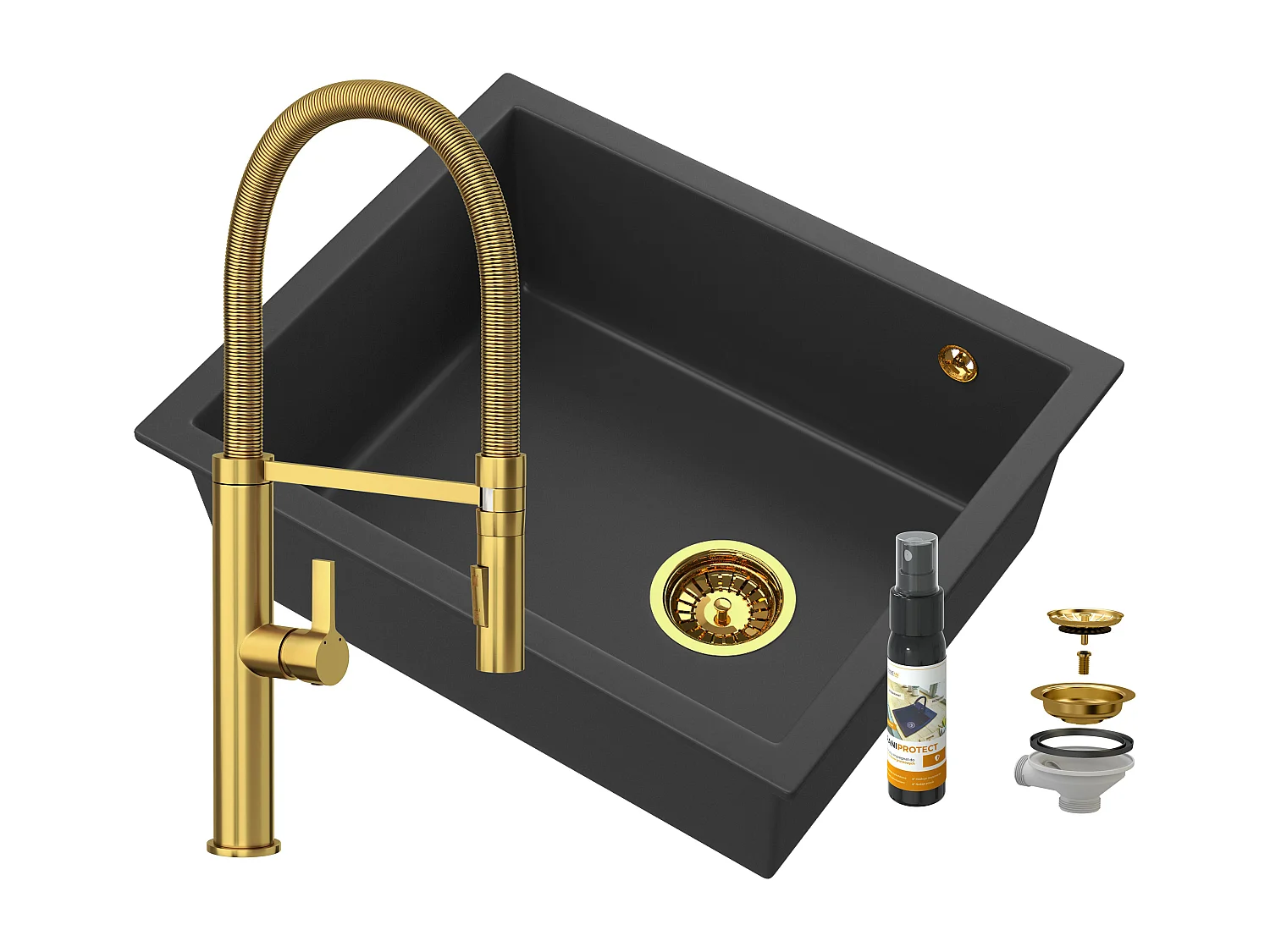 ÉVIER SOUS PLAN OR SALIX SOUS PLAN GRANITAN