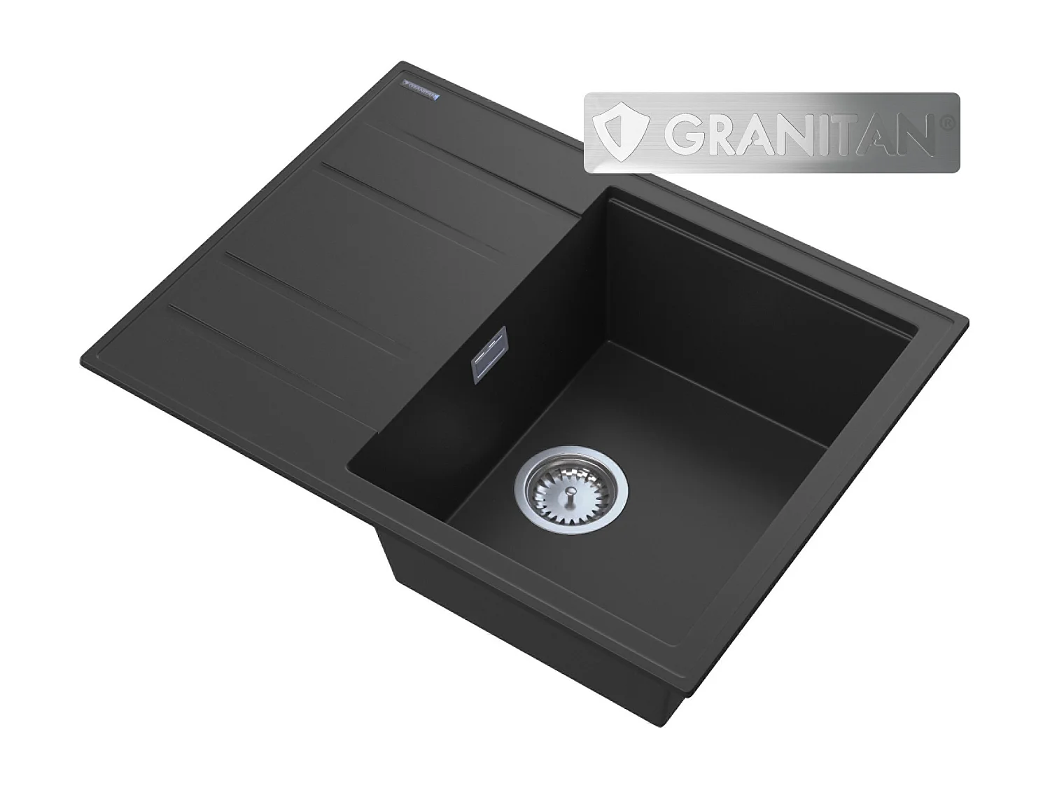 SIPHON D'ÉVIER EN GRANIT CHROME LUGO