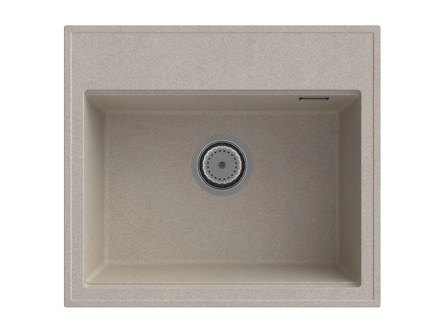 FOXAL ÉVIER GRANIT BEIGE +SPIRAL DUO MITIGEUR CHROMÉ