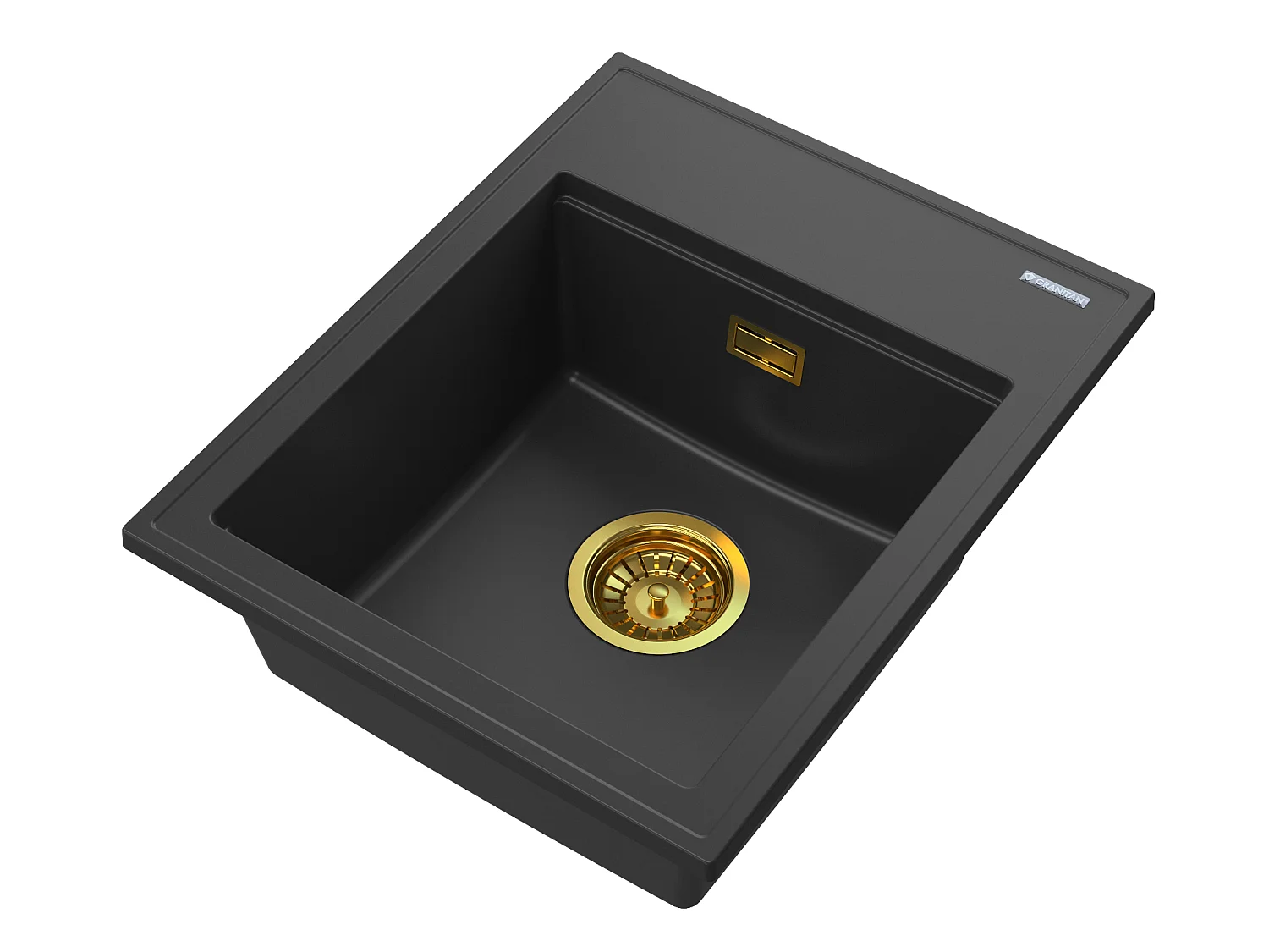 ÉVIER EN GRANIT BLANC SIPHON GOLD ALOR