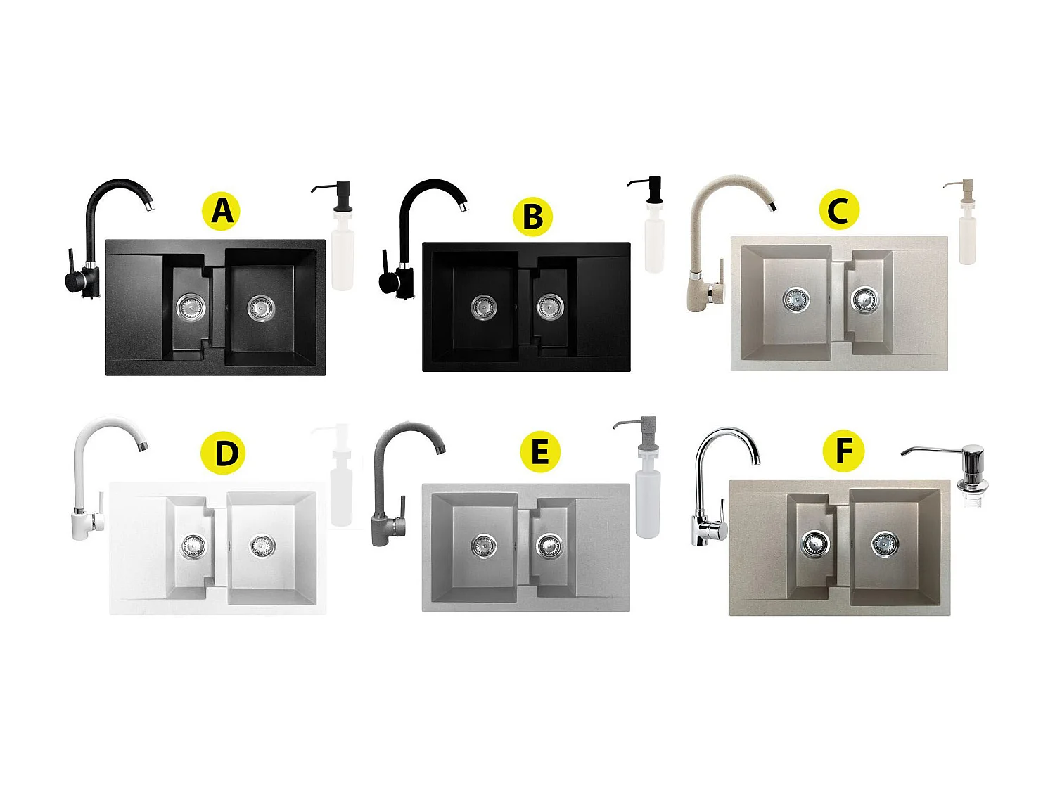 ÉCLAIRAGE EN GRANITE 1.5 compartiment 7 COULEURS