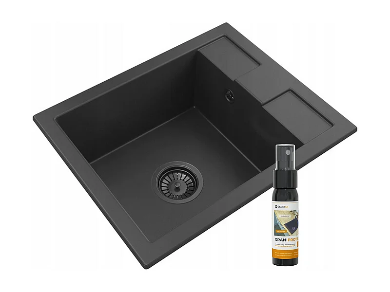 SIPHONE NOIR POUR ÉVIER EN GRANIT SIPHONE POUR ÉVIER EN GRANIT