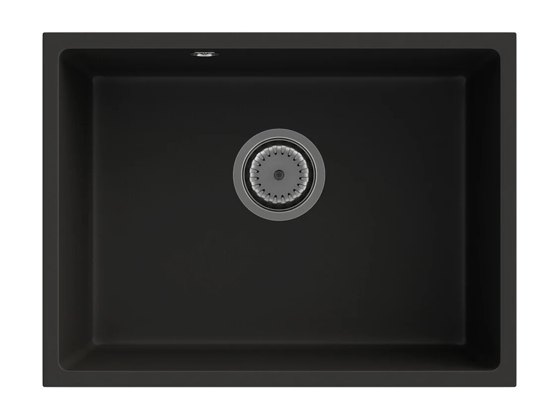 MANADO BLACK UNDERMOUNT CHROME SINK 60