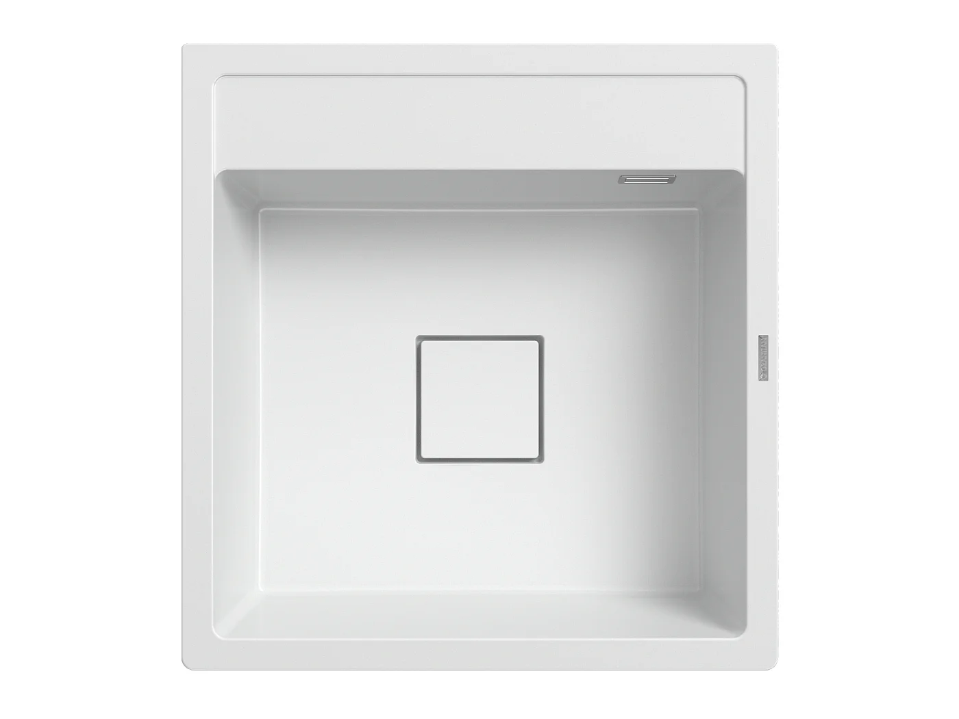 ÉVIER EN GRANIT À UN BAC ÉVIER DE FERME SCANDINAVE SIPHON BLANC TAVO