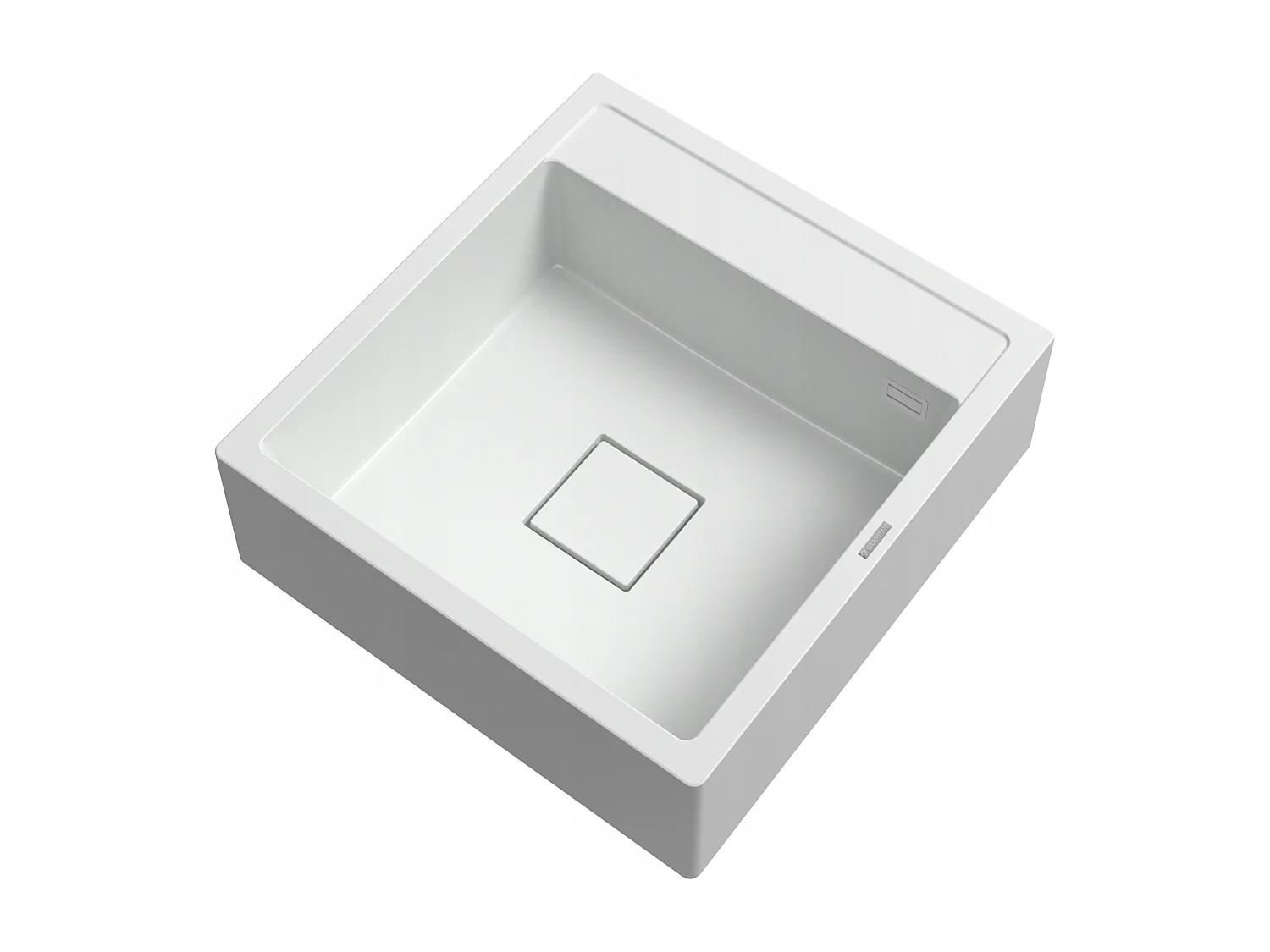 ÉVIER EN GRANIT À UN BAC ÉVIER DE FERME SCANDINAVE SIPHON BLANC TAVO