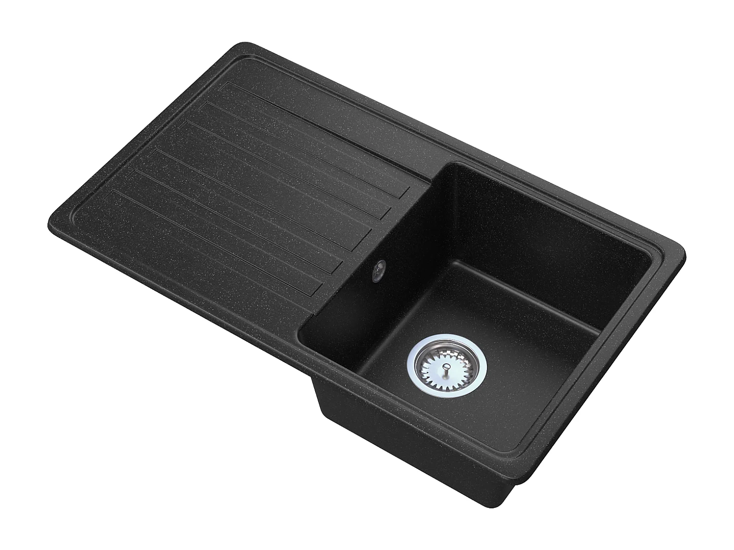 ÉVIER GRANIT 1 COMPARTIMENT ÉGOUTTOIR SIPHON GRANIT CITRON