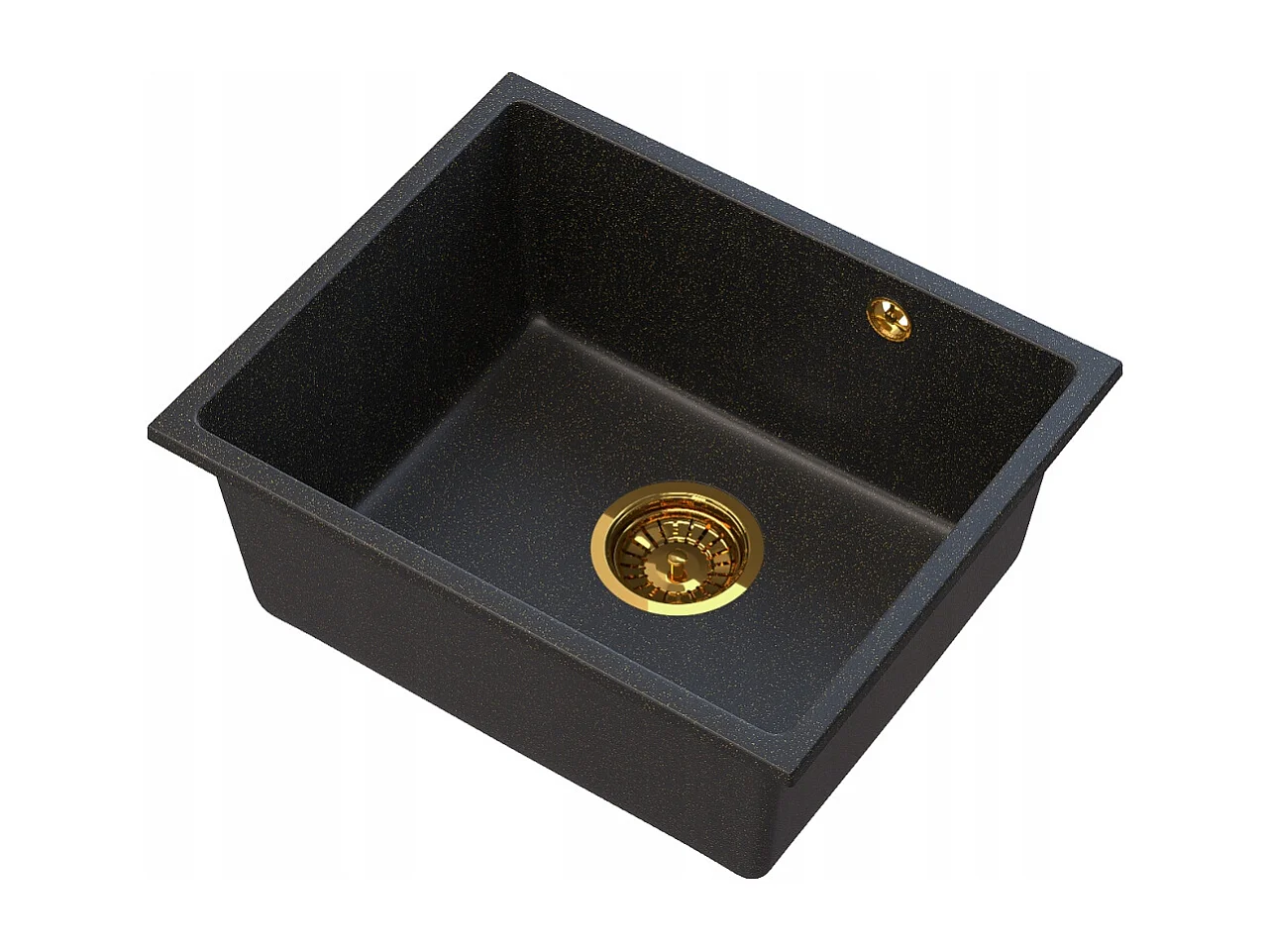 Évier Sous-Plan Granitan Manado Gold Noir 50 cm