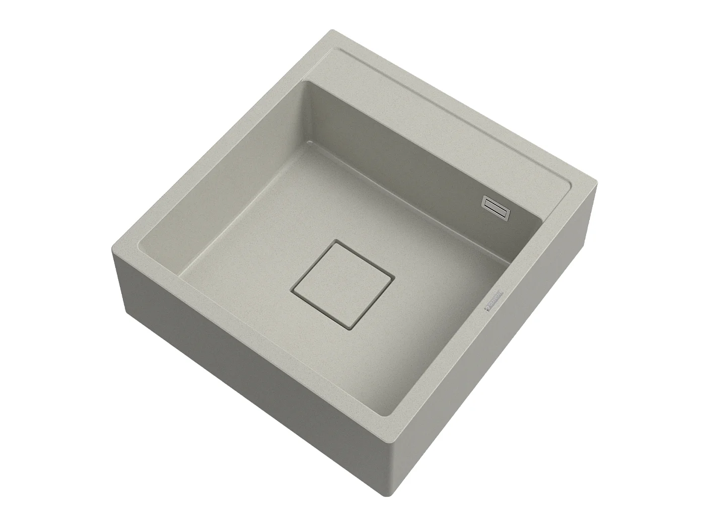 ÉVIER EN GRANIT À UN BAC ÉVIER DE FERME SCANDINAVE BEIGE SIPHON TAVO