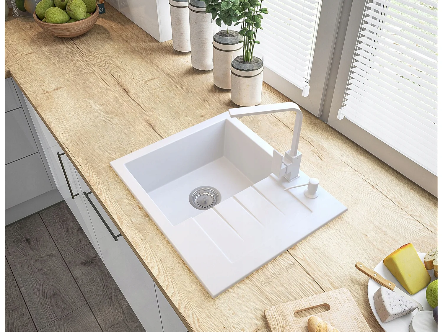 Unité évier/lave-vaisselle +Batterie+DOSER