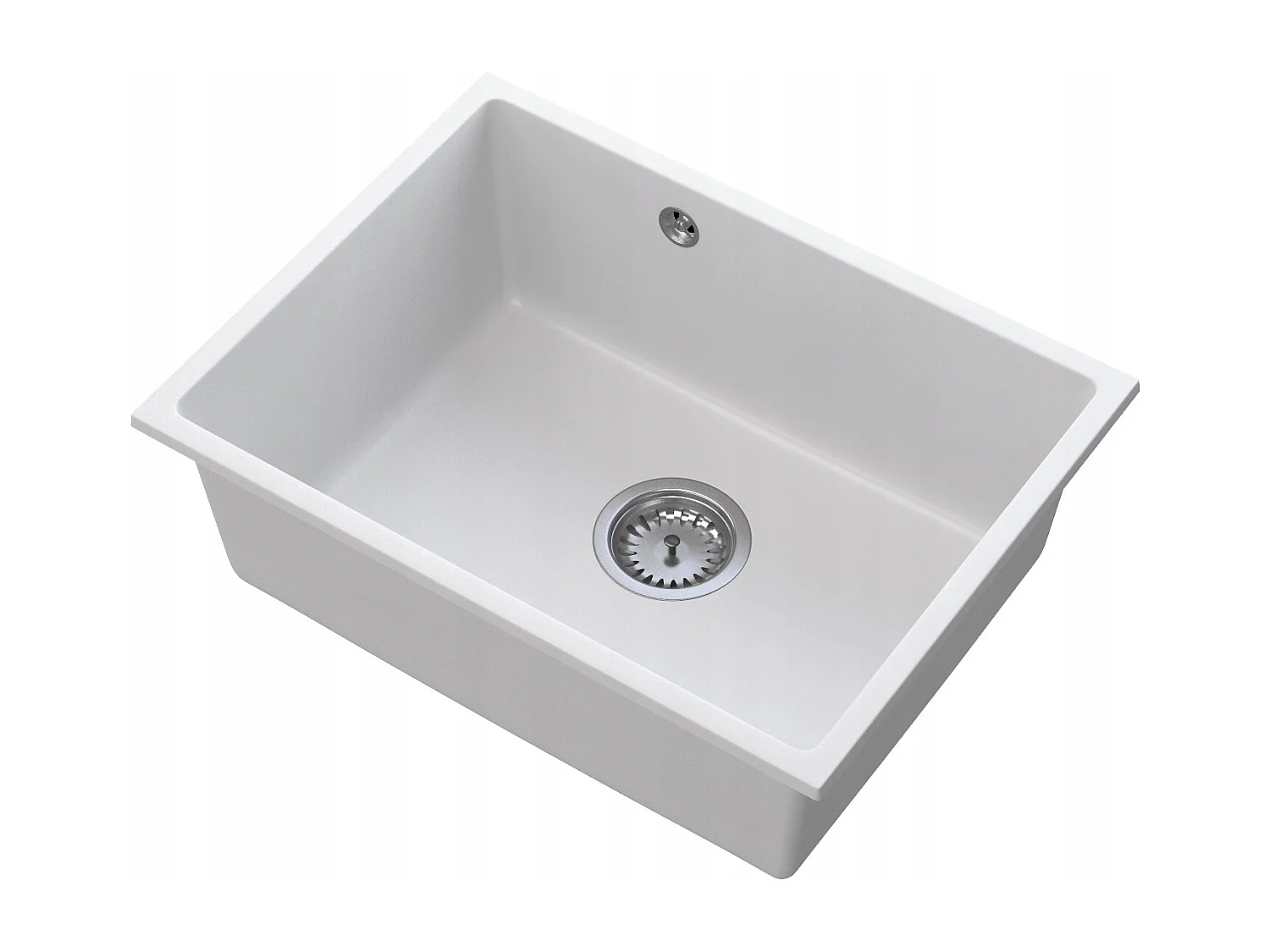 MANADO WHITE UNDERMOUNT CHROME SINK 60