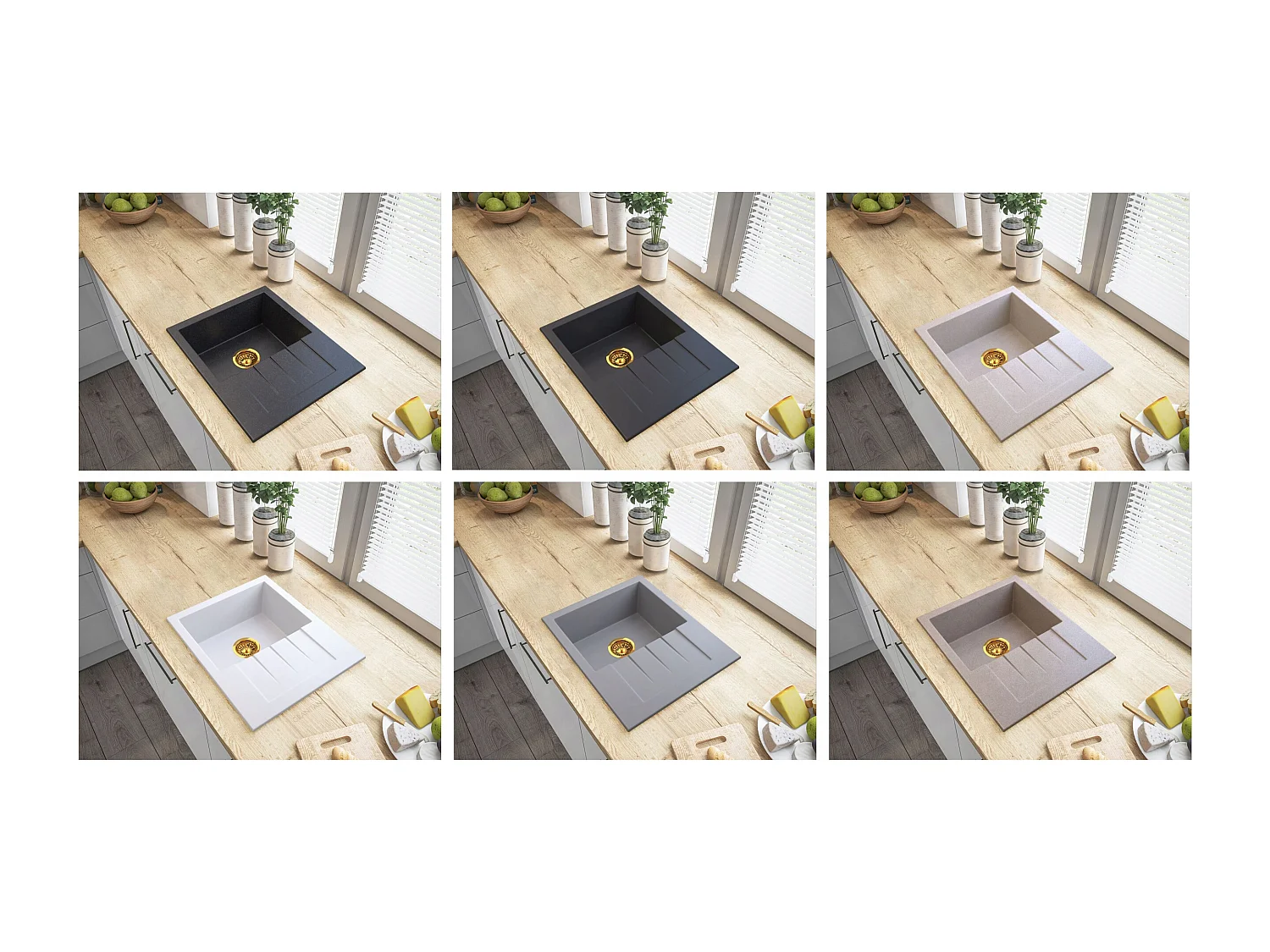 SURFACE EN OU SINKIT GRANITE SINKET