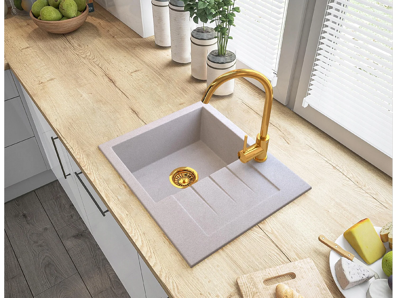 SURFACE EN OU SINKIT GRANITE SINKET