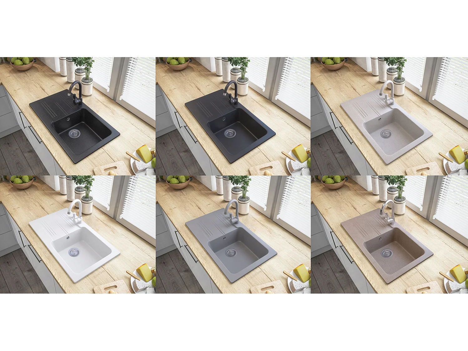 ADA GRANITAN Évier/AGENT DE LAVAGE 780x440