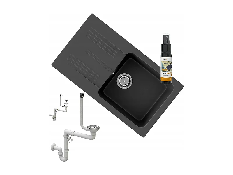 ÉVIER EN GRANIT SIPHON ADA À UN BAC