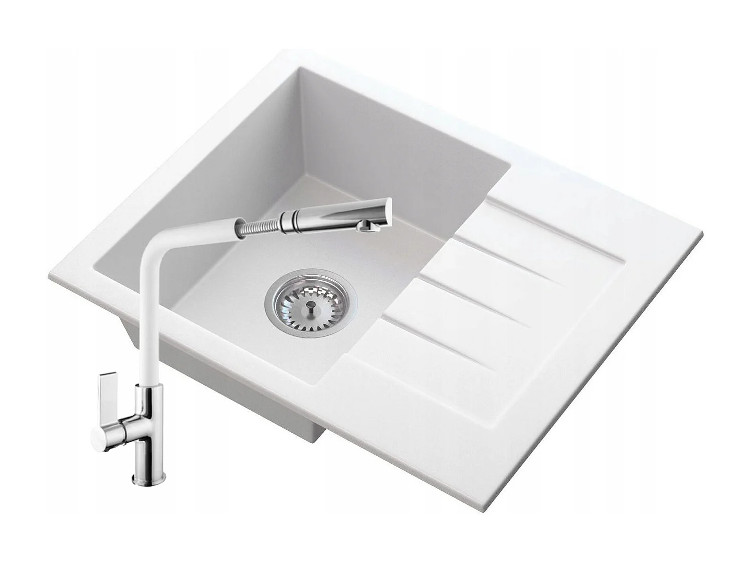 évier monocuve en granit 6 couleurs