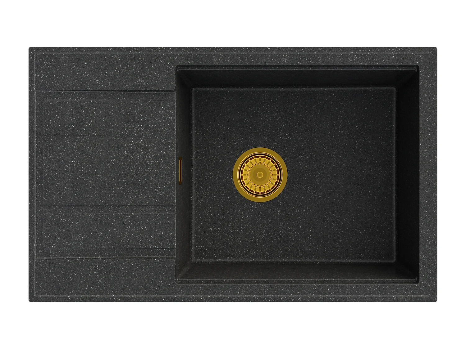 ÉGOUTTOIR D'ÉVIER EN GRANIT LOUIS SIPHON GOLD