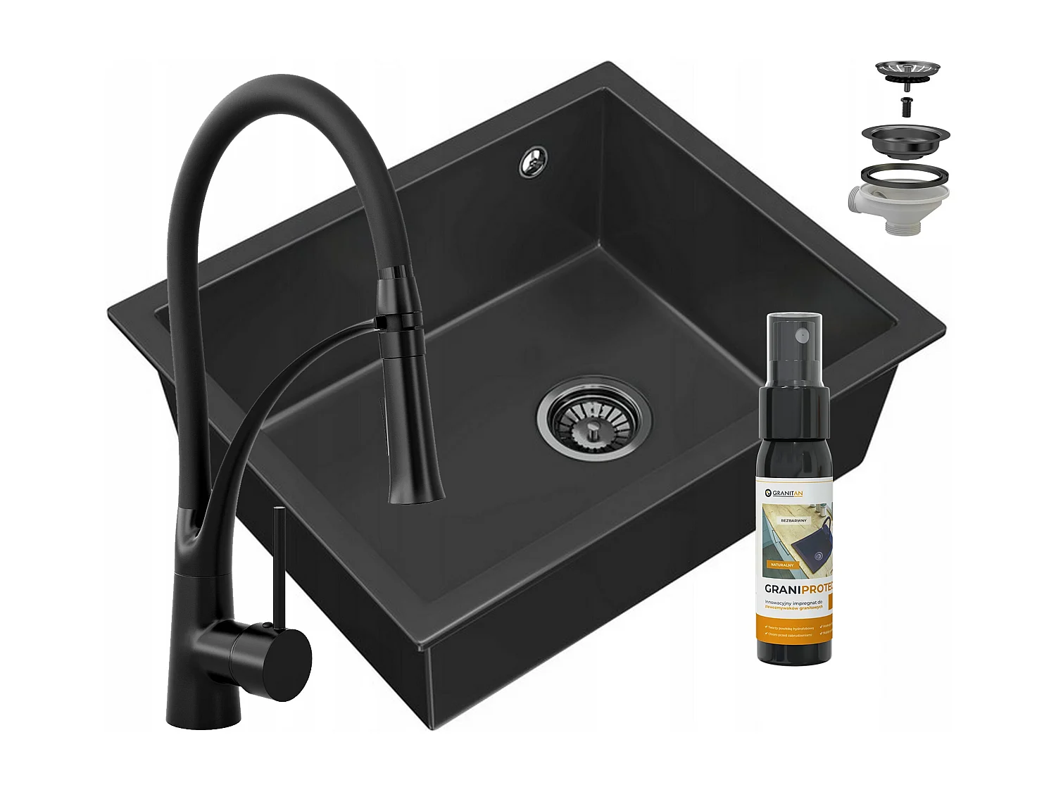 SALIX ÉVIER SOUS PLAN EN GRANIT