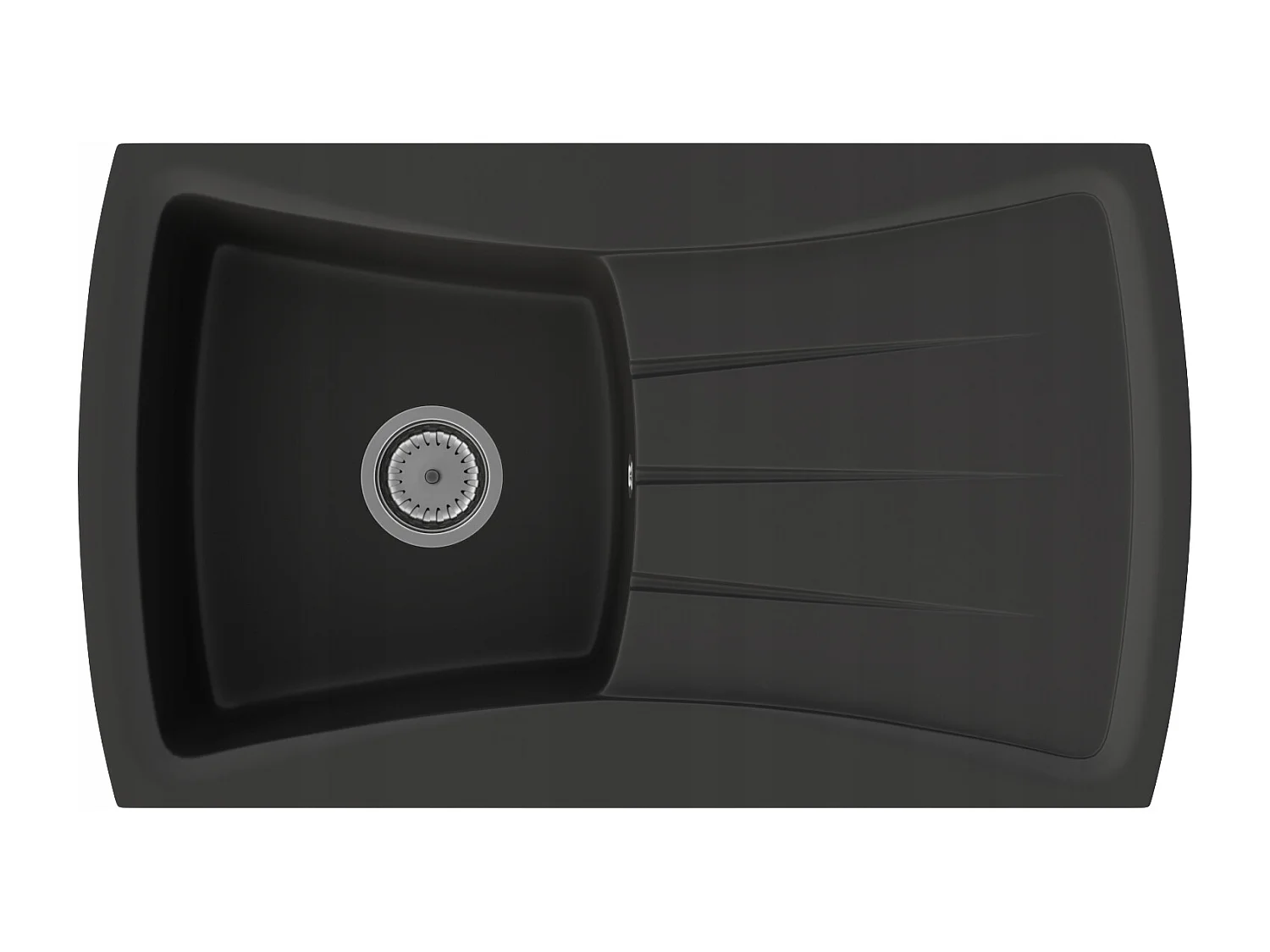 ÉVIER EN GRANIT 1 GRAND BOL 6 COULEURS