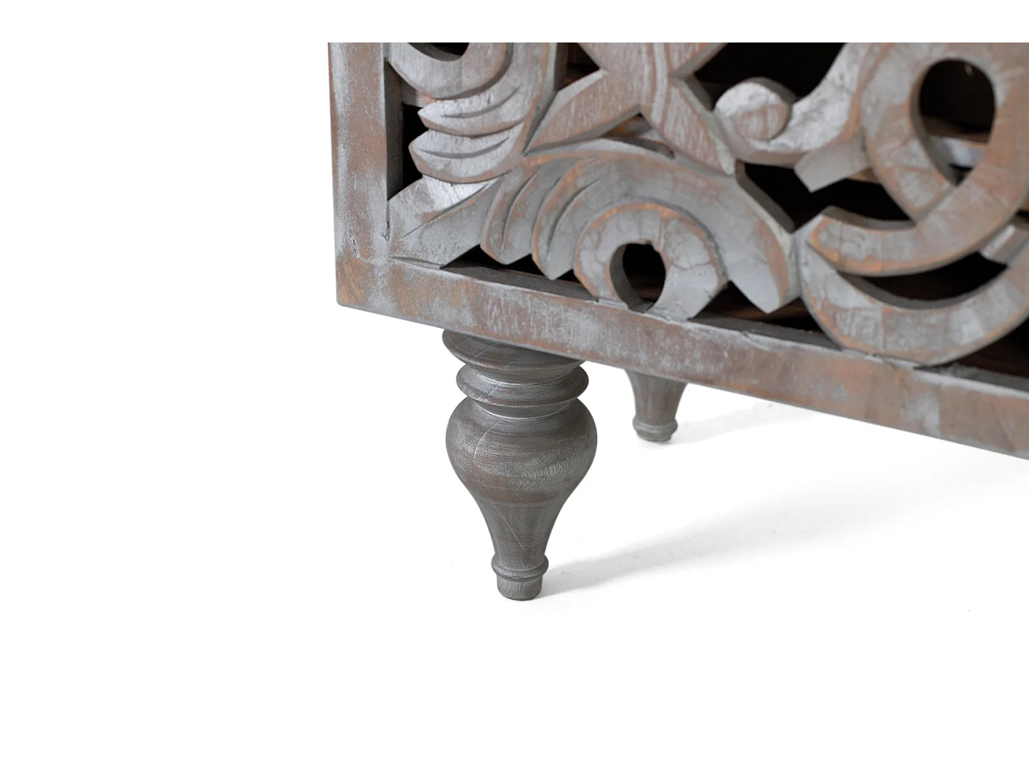 Biblioteca em maciço de bosques de manguier 180 cm