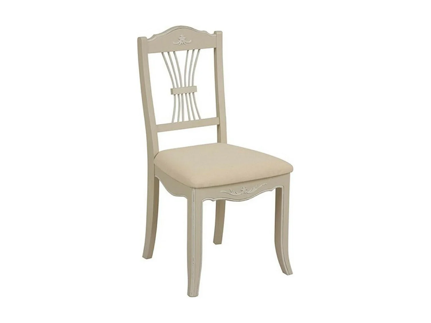 Lot de 2 chaises MDF Beige - Lubéron Interior's