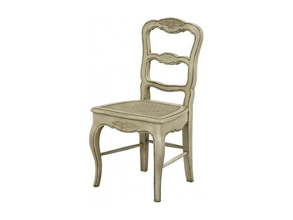Lot de 2 chaises cannée louise Bois Beige - Château Interior's