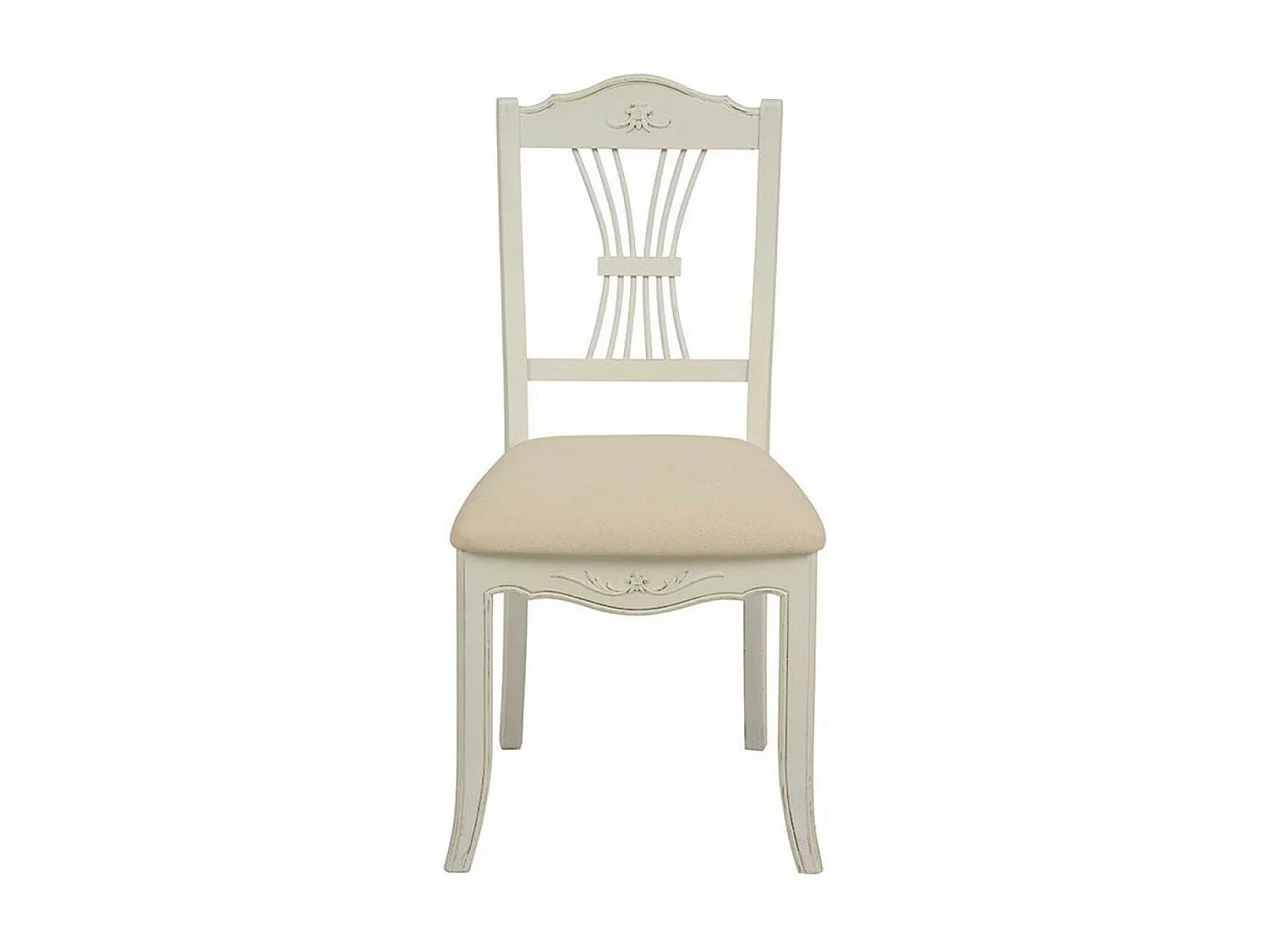 Chaise MDF Blanc - Lubéron Interior's