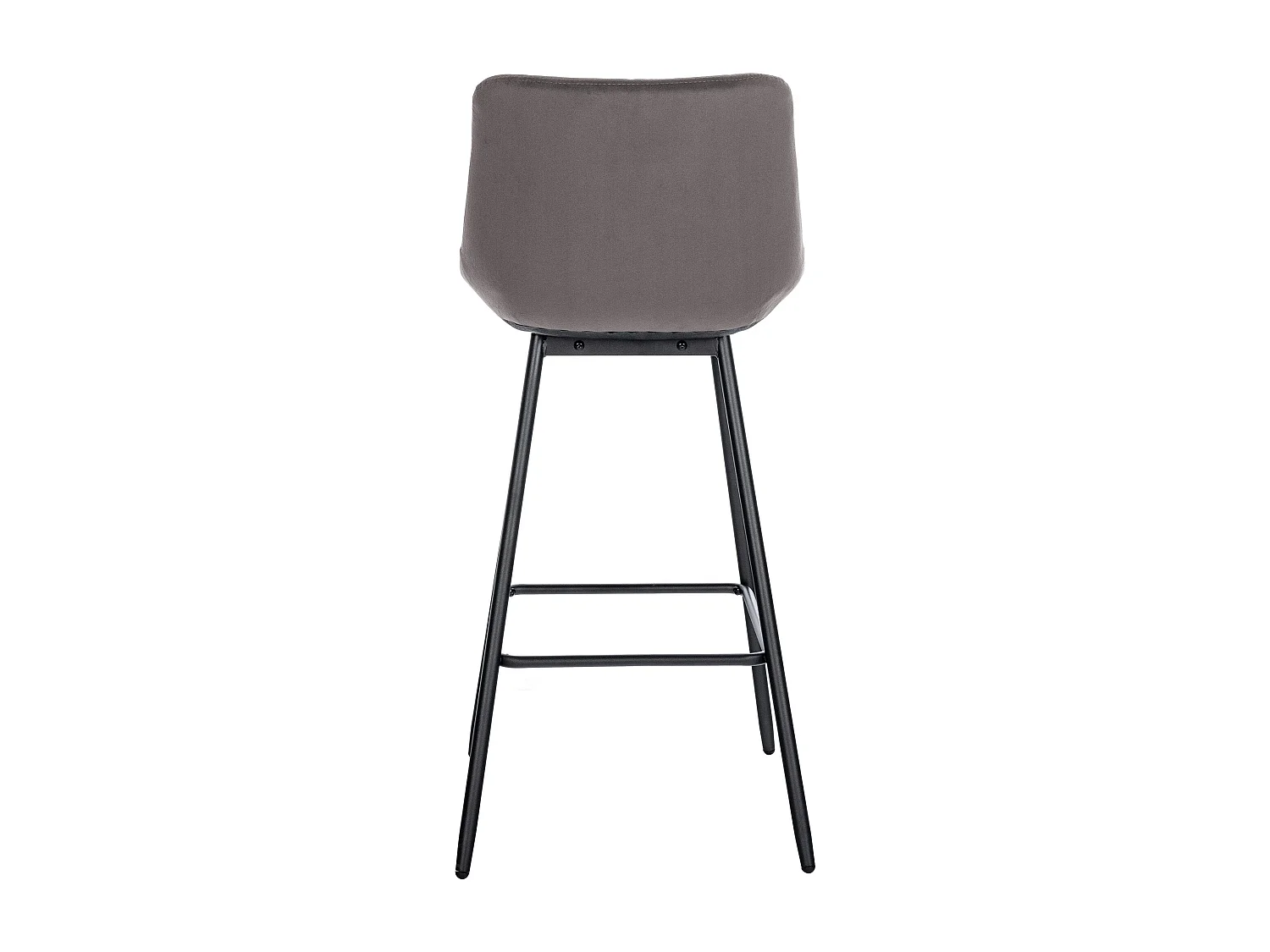 Tabouret de bar x1 métal grise 49 x 56 x 104 cm 10_0005463