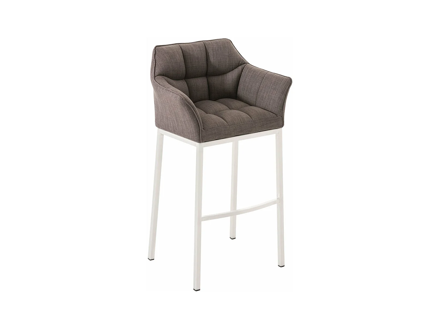 Tabouret de bar chaise métal blanche 64 x 48 x 110 cm 10_0004759