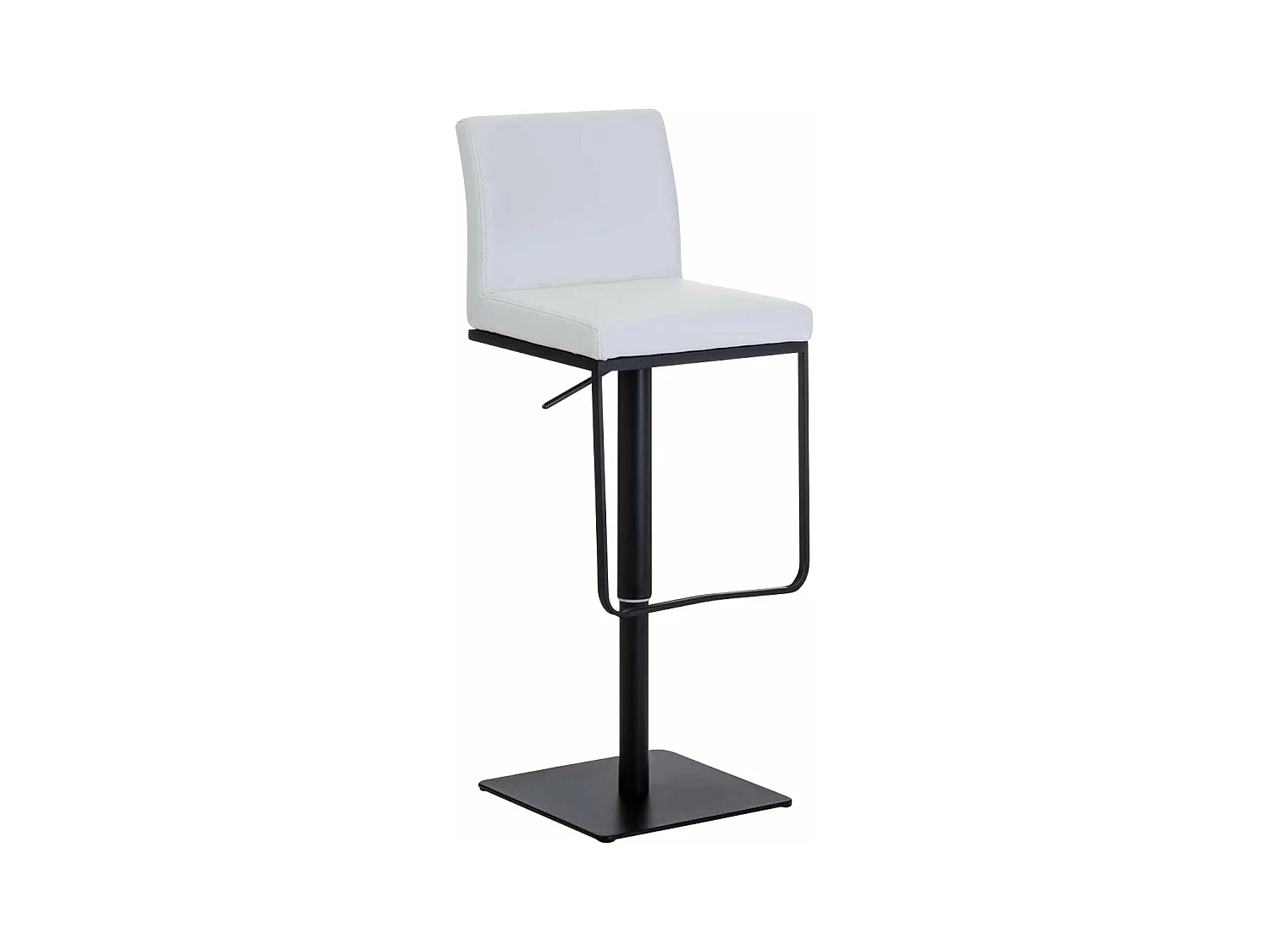 Tabouret de bar x1 métal blanche 42 x 44 x 86 cm 10_0005301