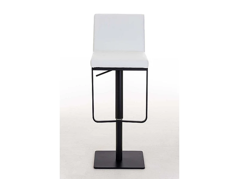 Tabouret de bar x1 métal blanche 42 x 44 x 86 cm 10_0005301