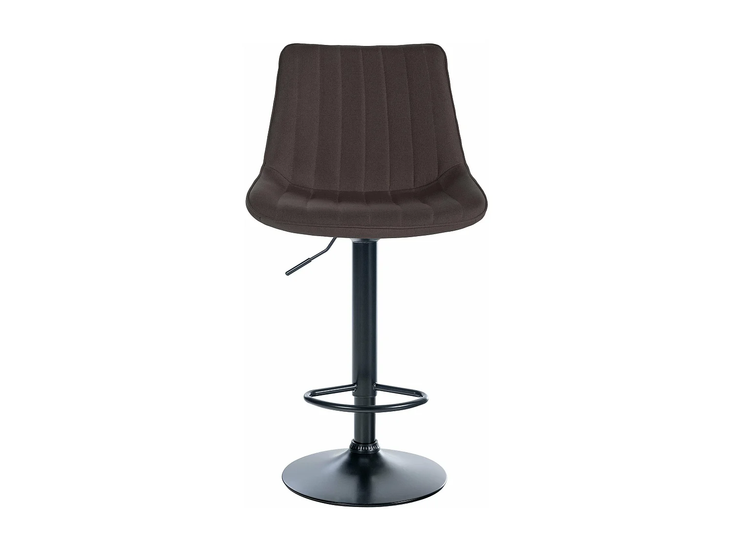 Tabouret de bar x1 métal argentée 49.5 x 50 x 91 cm 10_0005437