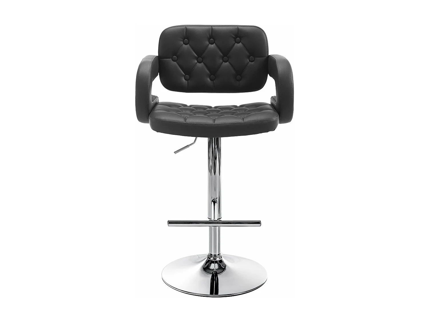 Tabouret de bar x1 métal argentée 62 x 55 x 103 cm 10_0004789