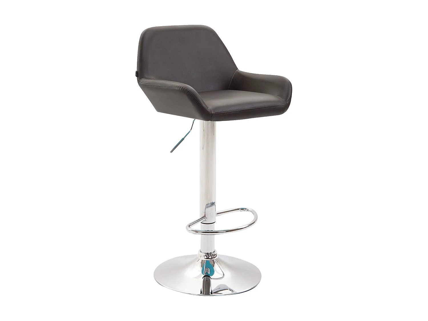 Lot de 2 tabourets métal marron 51 x 52 x 89 cm 10_0004020