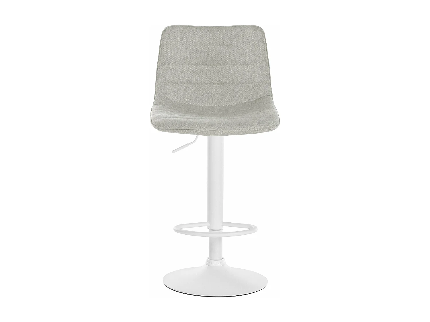 Lot de 2 tabourets métal blanche 45 x 46 x 89 cm 10_0004317