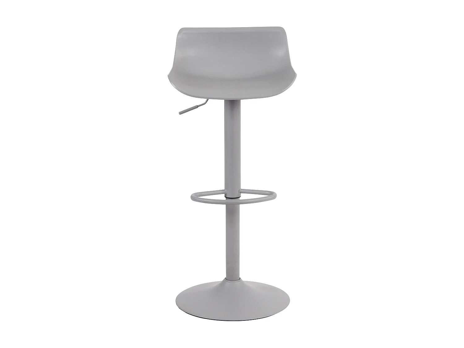Tabouret de bar x1 métal grise 43 x 44 x 68.5 cm 10_0004535