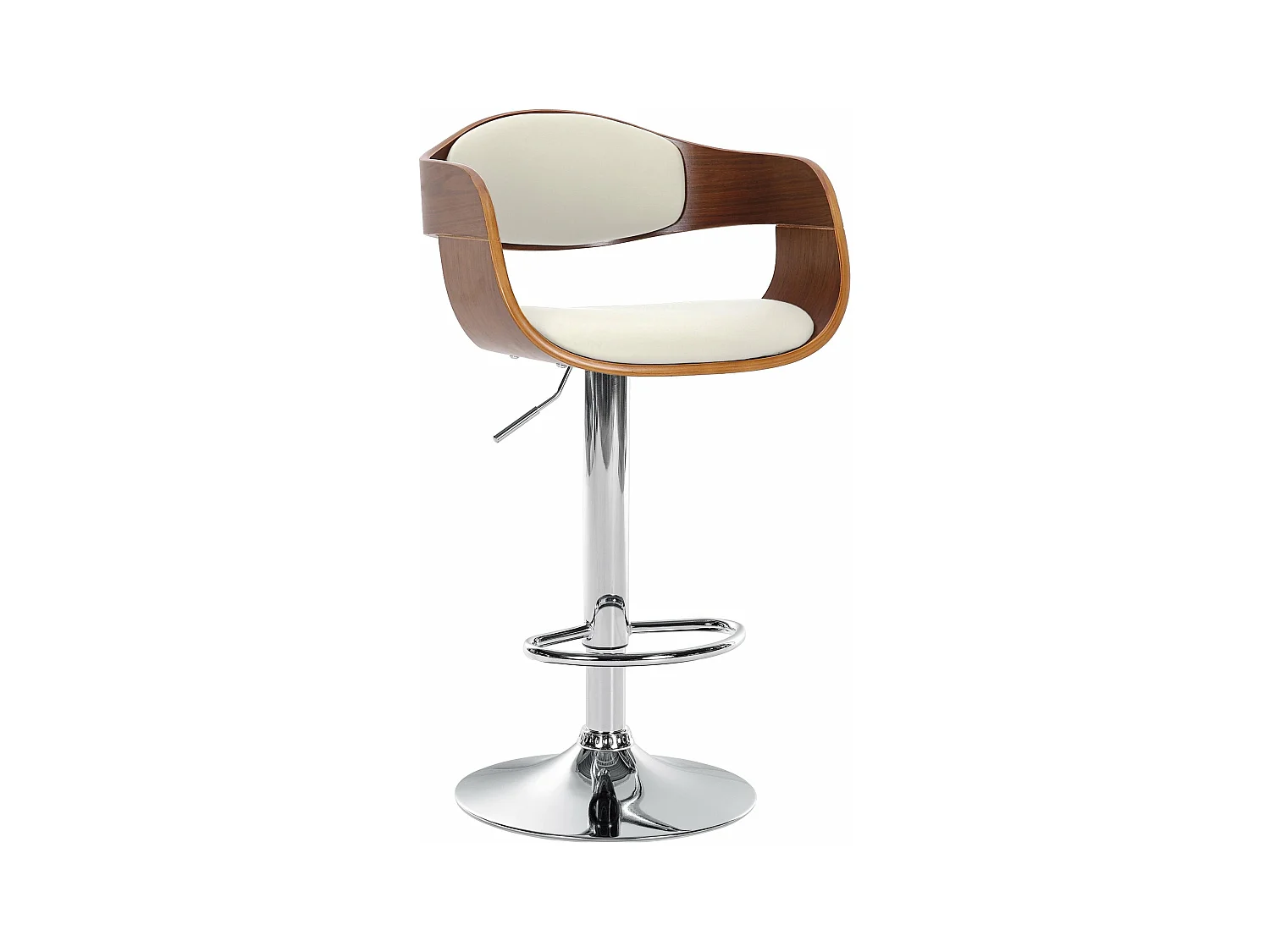 Tabouret de bar x1 bois marron 50 x 48 x 88 cm 10_0005043