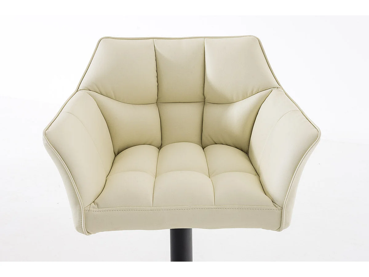 Tabouret de bar chaise métal blanche 64 x 45 x 88 cm 10_0004675