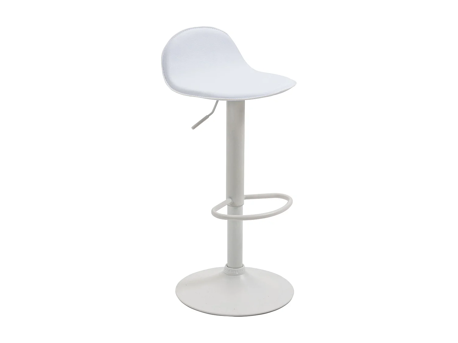 Tabouret de bar x1 métal blanche 39 x 41 x 73 cm 10_0005074