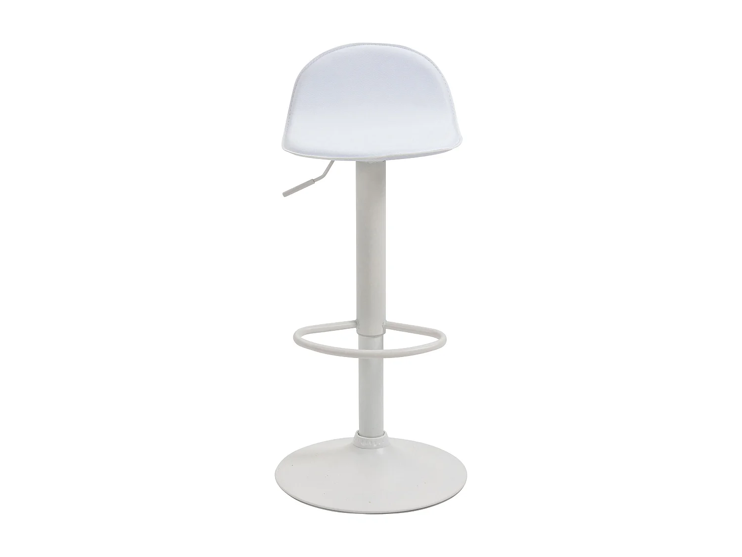 Tabouret de bar x1 métal blanche 39 x 41 x 73 cm 10_0005074