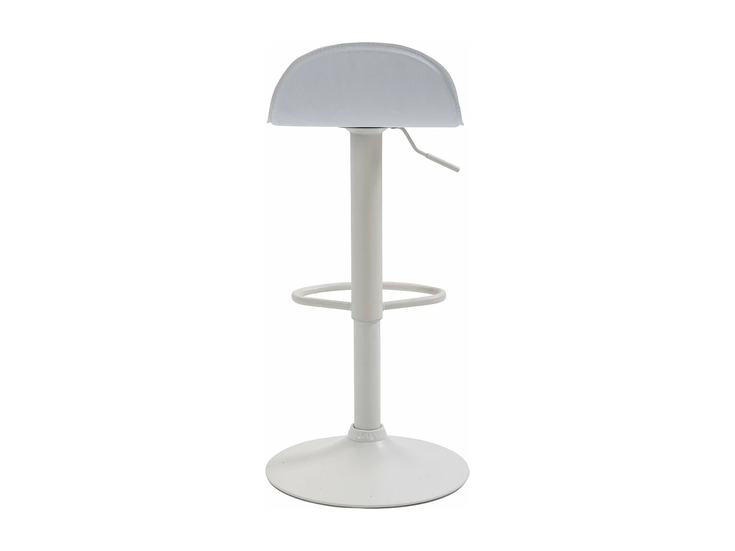 Tabouret de bar x1 métal blanche 39 x 41 x 73 cm 10_0005074
