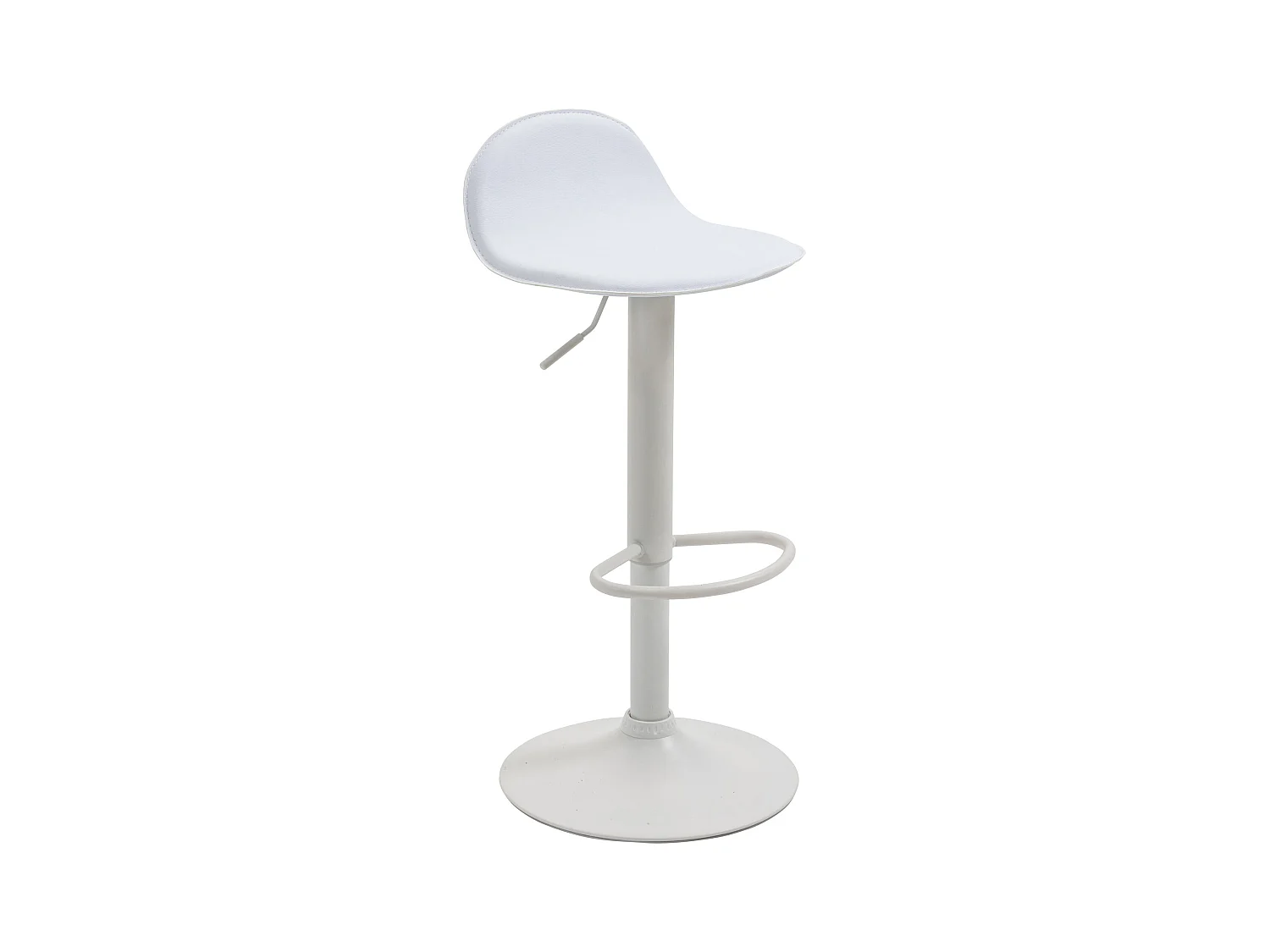 Tabouret de bar x1 métal blanche 39 x 41 x 73 cm 10_0005074